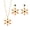 Color5, variant on NICKSUN Christmas Snowflake Rhinestone Jewelry Set for Women, Crystal Pearl Snowflake Pendant Necklace & Dangle Earrings Matching Set, Winter Xmas Holiday Party Accessory Gift