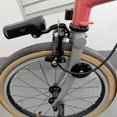 thumbnail image 4 of Folding bicycle front fork stand bicycle light extension bracket aluminum alloy silver, 4 of 9