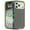 Gray/Green, variant on Heavy Duty Hybrid Defender Rugged Case for iPhone 17 Pro with Holster Belt Clip - Dark Blue/Blue
