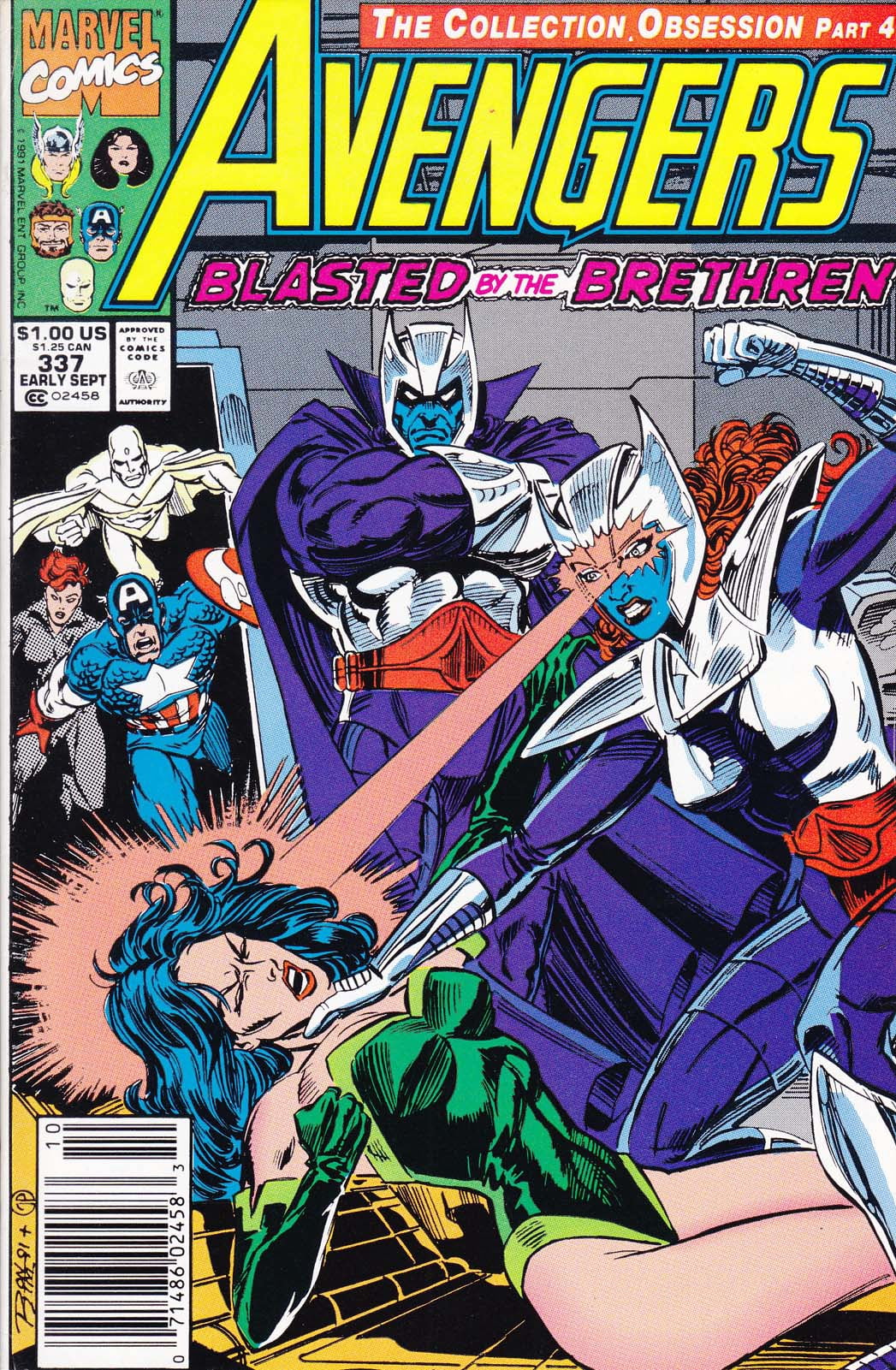 Cover of The Avengers #337