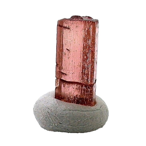 .95 Gram 4.75 Carat Brazilian Highgrade Pink Tourmaline Specimen Crystal TSC10