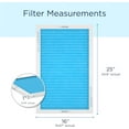 thumbnail image 3 of Medify Air 16x25x1 Air Filter, MERV 11 Pleated with HEPA, HVAC Furnace Filter, 2-Pack, 3 of 6
