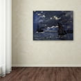thumbnail image 3 of Trademark Fine Art 'Shipping By Moonlight' Canvas Art by Monet, 3 of 3