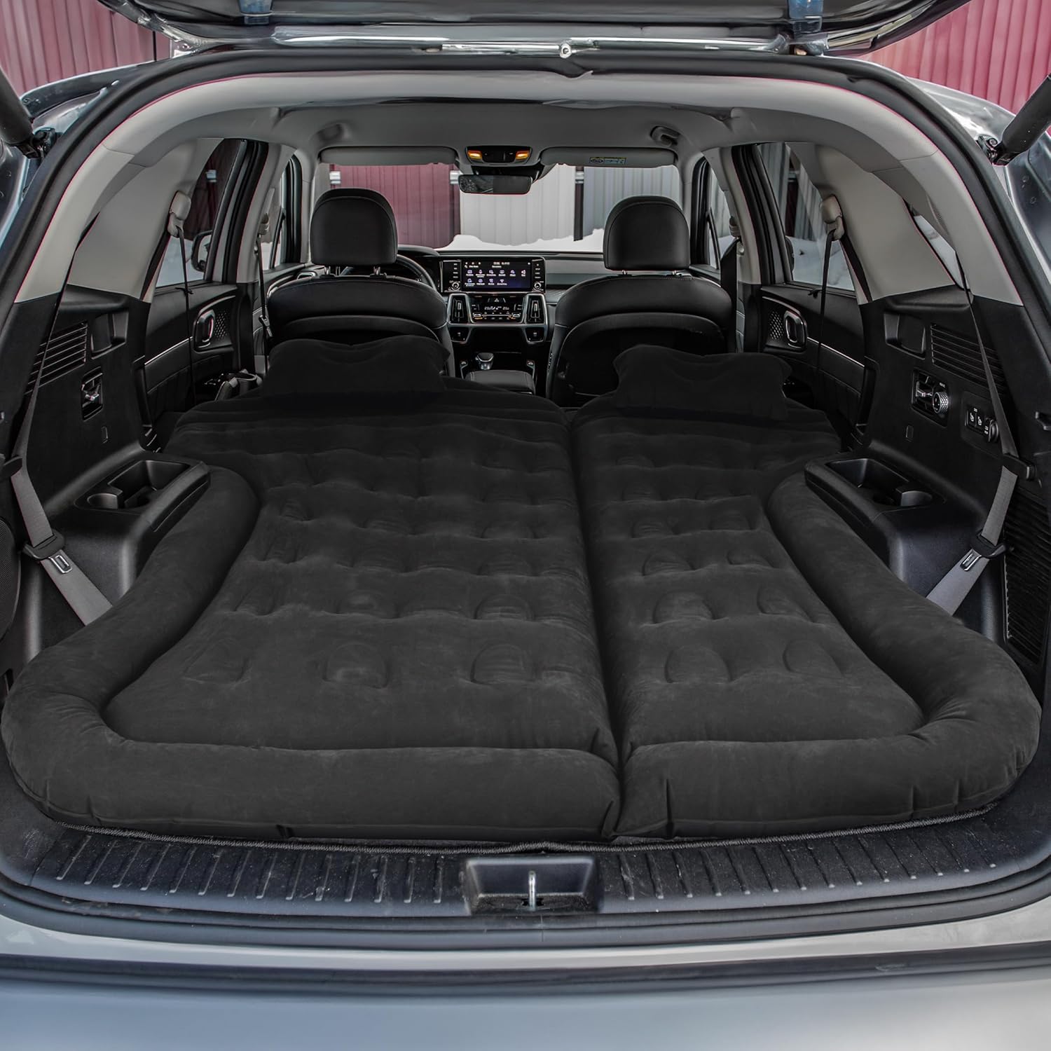 Inflatable Car  Mattress with Pump and Pillows for SUV Tent Camping