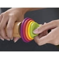 thumbnail image 2 of Adjustable Rolling Pin, 4 Thickness Levels and Non-Stick, Multicolor, 2 of 4