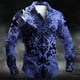 thumbnail image 3 of Camisa amarilla divertida de Halloween 2024 para otoño e invierno, nueva camisa de moda para fiesta de Halloween, camisetas de manga larga para hombre, camisa con botones y temperamento, 3 of 5