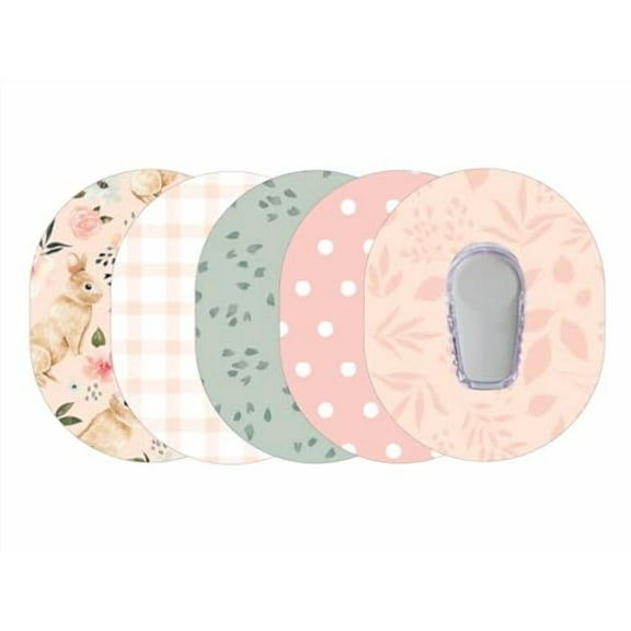 Glucomart Adhesive Patches for Dexcom G6 (5 Count) – Maximum Strength CGM Patches, Waterproof & Sweatproof, 10-Day  Overpatch, Hypoallergenic Overlay