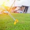 thumbnail image 4 of EAGLE PEAK 8 Pack Heavy Duty Plastic Tent Stakes, 7.5 inch Outdoor Ground Anchors, Essential Gear for Camping Tents, Canopies, Gardening,Tarps, and Holiday Decorations, 4 of 5