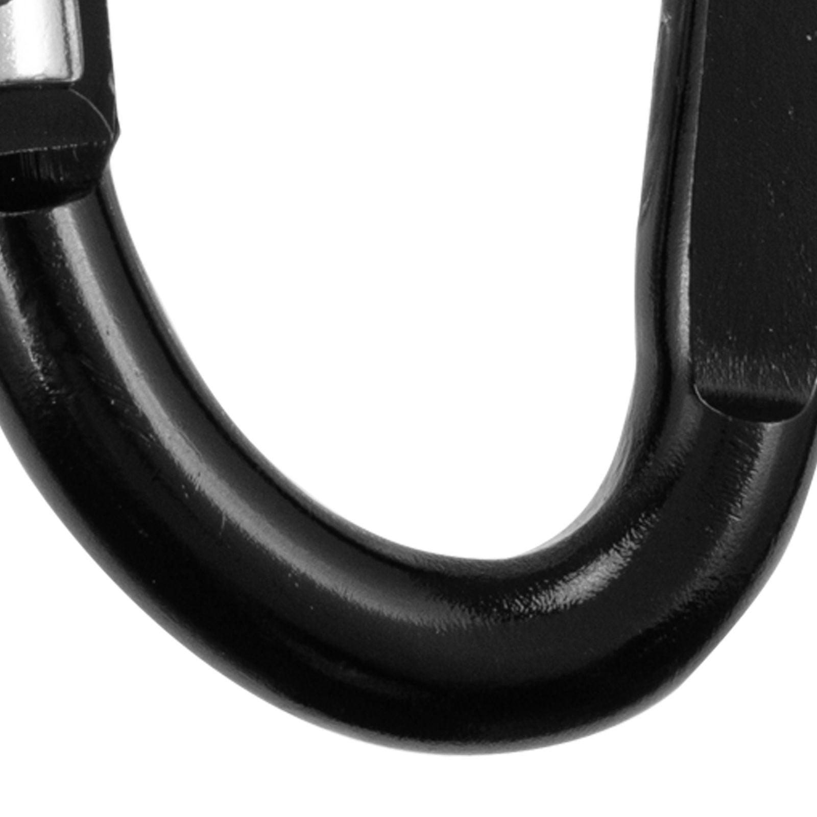 10-Pack Aluminum D-Ring Carabiner Keychains with 20 Keyrings, 166LBS Aircraft Grade Anodized Clip, Lightweight Spring Snap Hook for Backpack Camping
