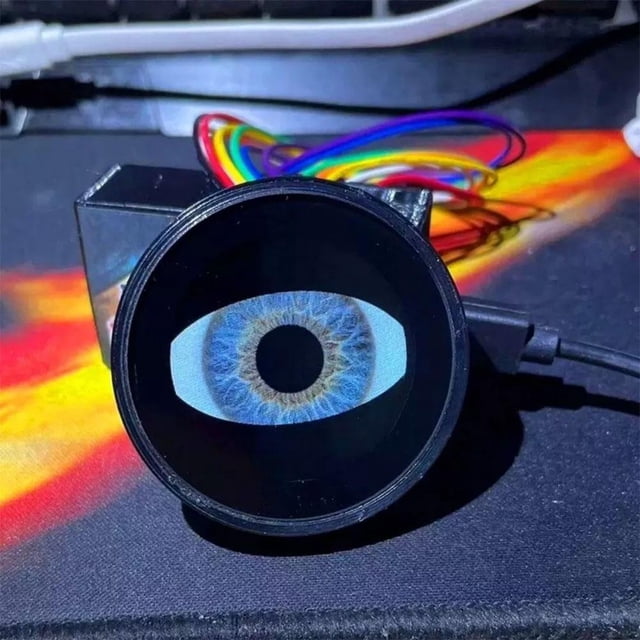 Devil Eyes Light for Cars, USB Devil Eye Demon Evil Eyes Headlight,12V LED Red/Ice Blue/Green Devil Eyes Car Light WiFi Control Headlight, Auto Car Motorcycle Devil Eye Lamp C0M7