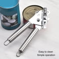 thumbnail image 4 of Seguro Abrelatas Cortado, Acero Inoxidable Manual Abrelatas, Mano Abrebotellas - Ergonómico Abrelatas De Corte - Tarea Pesada Abrelatas De Mano Para Hogar Cocina Exterior, 4 of 7