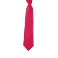 thumbnail image 2 of Men's Smooth Satin Solid Color Extra Long XL Necktie, Fuchsia, 2 of 2