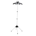 thumbnail image 1 of Handheld Garment Steamer Rack Metal Retractable Drying Rack for Coat Clothes black, 1 of 8