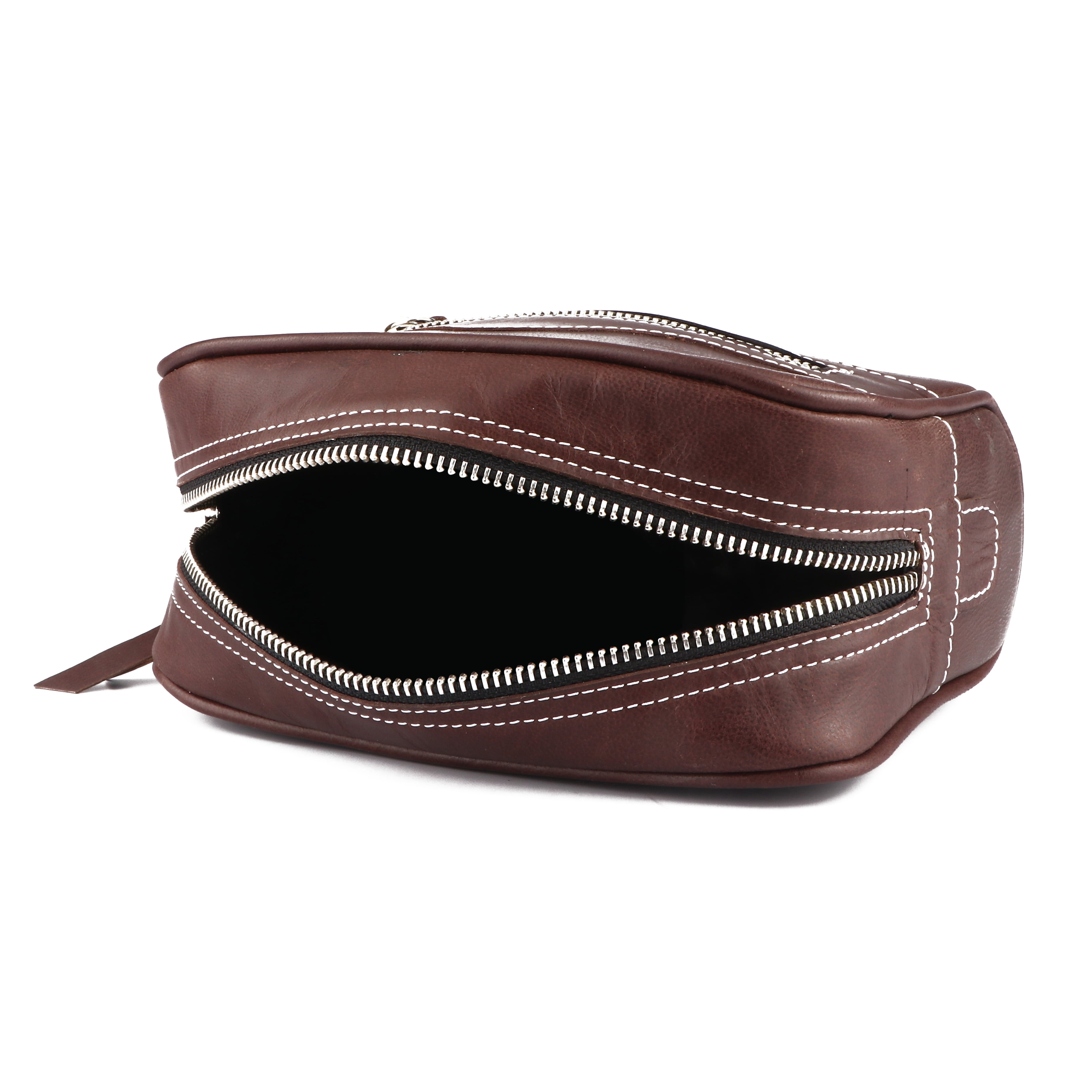 Leather Waist Belt Bag Travel Pouch Fanny Pack Brown 18BT25BR