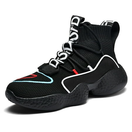

Men s Fashion Sneakers Outdoor Lightweight Sports Running Tennis High Top Shoes