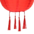 thumbnail image 3 of Lámpara Linterna solar LED de 12 pulgadas impermeable para colgar al aire libre globo de luz (rojo) Ndcxsfigh  Para estrenar, 3 of 9