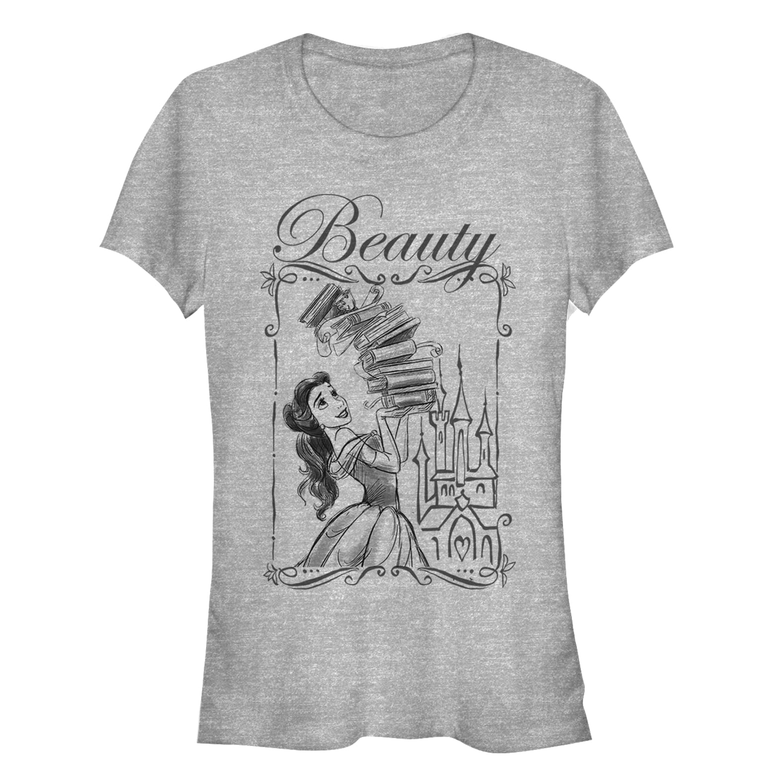 Kleding Unisex kinderkleding Tops & T-shirts Vintage 90s RARE Disney's Beauty and The Beast Belle Graphic T Shirt Youth Large 