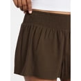 thumbnail image 4 of No Boundaries Smocked Waist Shorts, 2’’ Inseam, Women's XXS-XXL, 4 of 5