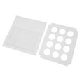 thumbnail image 3 of 12 hole Cupcake Box 6cm Cake Boxes 25Pcs White Cardboard Cupcake Box, Window Face for Wedding Birthday Party Desserts, 3 of 8
