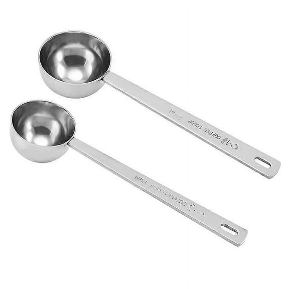 2 Pack Coffee Scoop 1 tablespoon 15ml and 2 tablespoons 30ml