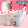 thumbnail image 4 of 10 Pcs Cake Stencil Decoration,Valentine'S Day Diy Retro Hollow Cake Stencil Set,10.39 X 4.45 Inch Cake Stencils Decorating Buttercream,Spray Flower Cake Templates Set,Plastic Cake Molds,10 PCS, 4 of 9