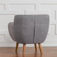 thumbnail image 4 of RST Brands Rhodes Mi-Siècle Touffeté Accent Chaise en Acier Gris, 4 of 6