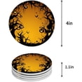 thumbnail image 1 of RYLABLUE Halloween Pumpkin Set of 8 Round Coaster for Drinks, Absorbent Ceramic Stone Coasters Cup Mat with Cork Base for Home Kitchen Room Coffee Table Bar Decor, 1 of 5