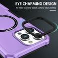 thumbnail image 5 of Allytech Magnetic Designed for iPhone 14 Pro Max Case 2022, Compatible with Magsafe Slim Thin PC & TPU Hybrid Protective Case for Apple iPhone 14 Pro Max 5G 6.7", Purple, 5 of 10