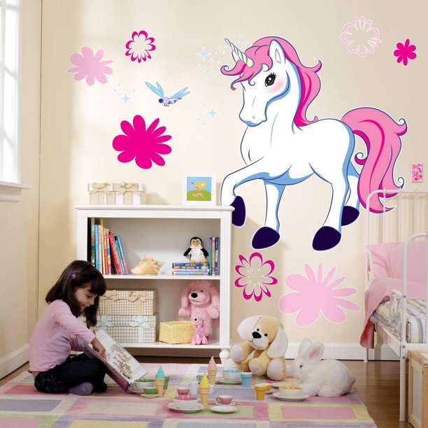 Enchanted Unicorn Giant Wall Decals