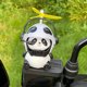 thumbnail image 3 of Decoración Para manillar de bicicleta eléctrica, Panda de dibujos animados con casco, tornillo de aire, adornos, accesorios para equipos de equitación, 3 of 5