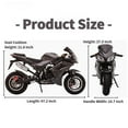 thumbnail image 5 of Floseru Mini Motorcycle Kids 49cc 4-Stroke Gas Pocket Motorbike Motorcycle Gas Pocket Bike Mini Motorcycle with Front Rear Disc Brakes, Racing Max Speed 25MPH Dual Headlights, 5 of 10