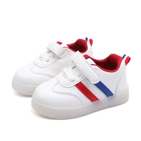 

GEDER-S1 Boys Soft-soled Non-slip LED Skate Shoes Toddler Baby Shoes