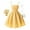 Yellow, variant on MNCEKFOD Dresses for Grils Summer Casual Sleeveless High Waisted Ruffle Comfortable Bowknot Strappy A Line Comfy and Soft Dress Green 8 Years