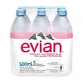 thumbnail image 1 of evian natural spring water 6 x 500 mL, Bottles, 1 of 9