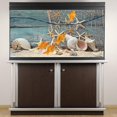 thumbnail image 3 of Affiche adhésive effet 3D représentant un coquillage et une étoile de mer pour décoration d'aquarium (S), 3 of 4