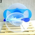 thumbnail image 1 of 1 Set Baby Suction Bowl Temperature Color Changing Spoon Feeding Tableware, 1 of 2