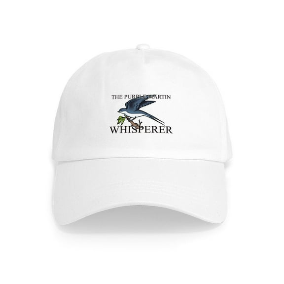 CafePress - The Purple Martin Whisperer Cap - Adjustable 100% Brushed Unisex Casual Cotton Baseball Cap, Beige, 1