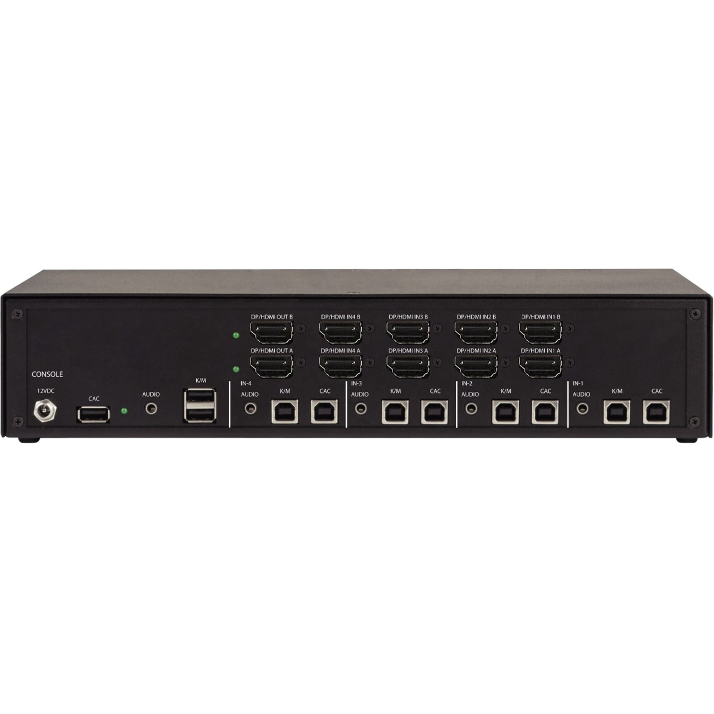 Black Box Secure NIAP 4.0 Certified KVM Switch FlexPort HDMI/DisplayPort