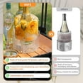 thumbnail image 2 of Ice Molds, Ice Bucket, Ice Mold Wine Bottle Chiller, DIY Champagne Cocktails Clear Bucket Freezer Chiller, Any Floral or Fruits Decoration for Party, Wedding and Celebration, Beautiful with Creative, 2 of 7