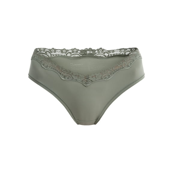 No Boundaries Body Base Hipster Panties with Lace, Women's