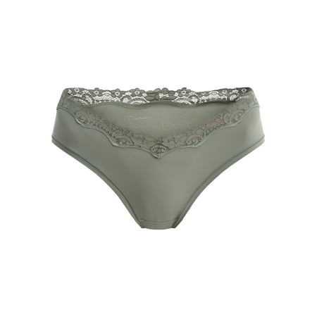 No Boundaries Women s Body Base Hipster with Lace Panty  Sizes XS to XXXL