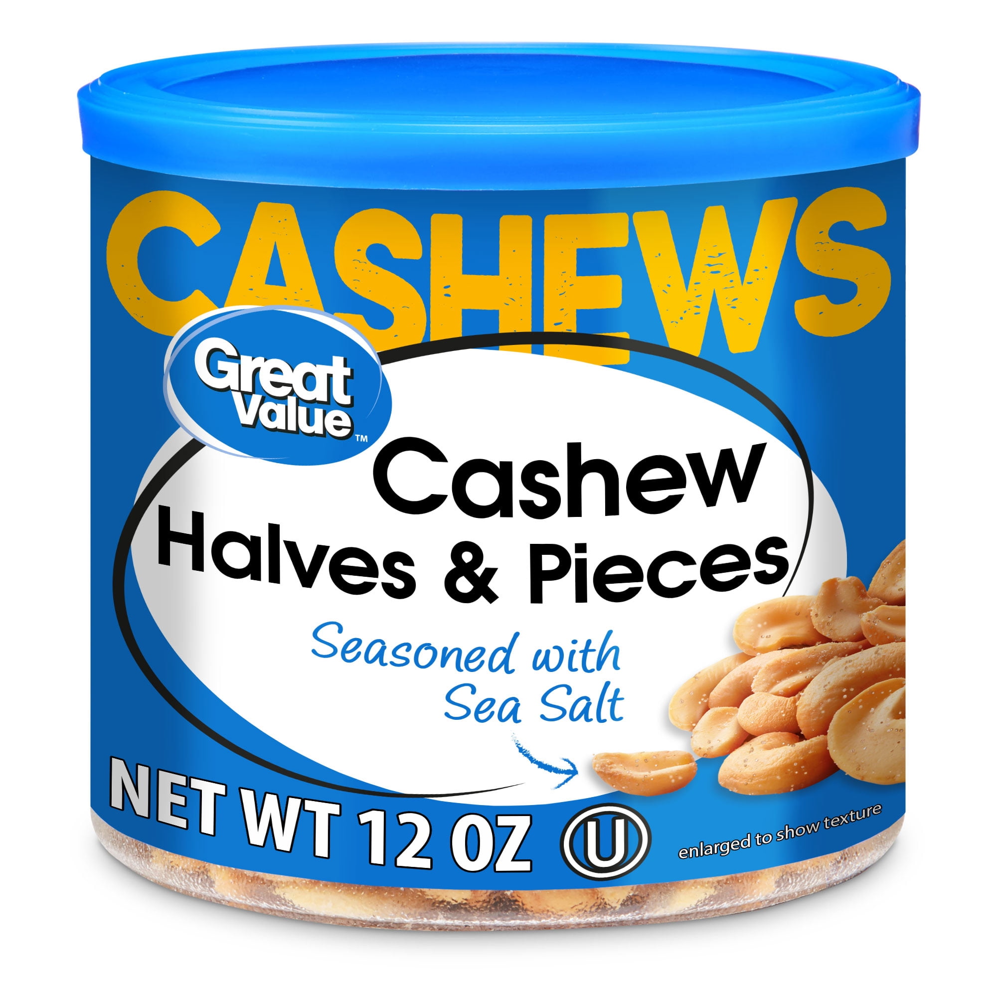 Great Value Cashew Halves & Pieces, 12 oz