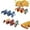 Variety Pack, variant on Prepara Taco Stand, 3-Pack, Hard/Soft Shell Holder for Upright Serving - Serves 2-3, Durable Melamine Food Organizer, Casual Serveware for Mess-Free Taco Nights & Restaurant Use (Blue)
