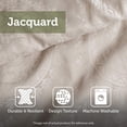 thumbnail image 6 of Madison Park Queen Size Jacquard 7 Piece Comforter Set Blue,Bed in a Bag,All Season Bed Set,Cozy and Lightweight, 6 of 11