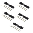 thumbnail image 1 of 5X pour Kit de Maintien de Batterie de Chariot de Golf avec Tiges pour 1994-Up 70045G01, 01101-G01,5 x Plaque de Maintien de Batterie 10 x Tiges de Maintien de Batterie, Noir, 1 of 5