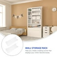 thumbnail image 2 of OULII 2Pcs Acrylic Wall Shelf Transparent Wall Mounted Rack for Display and Organizing, 2 of 8