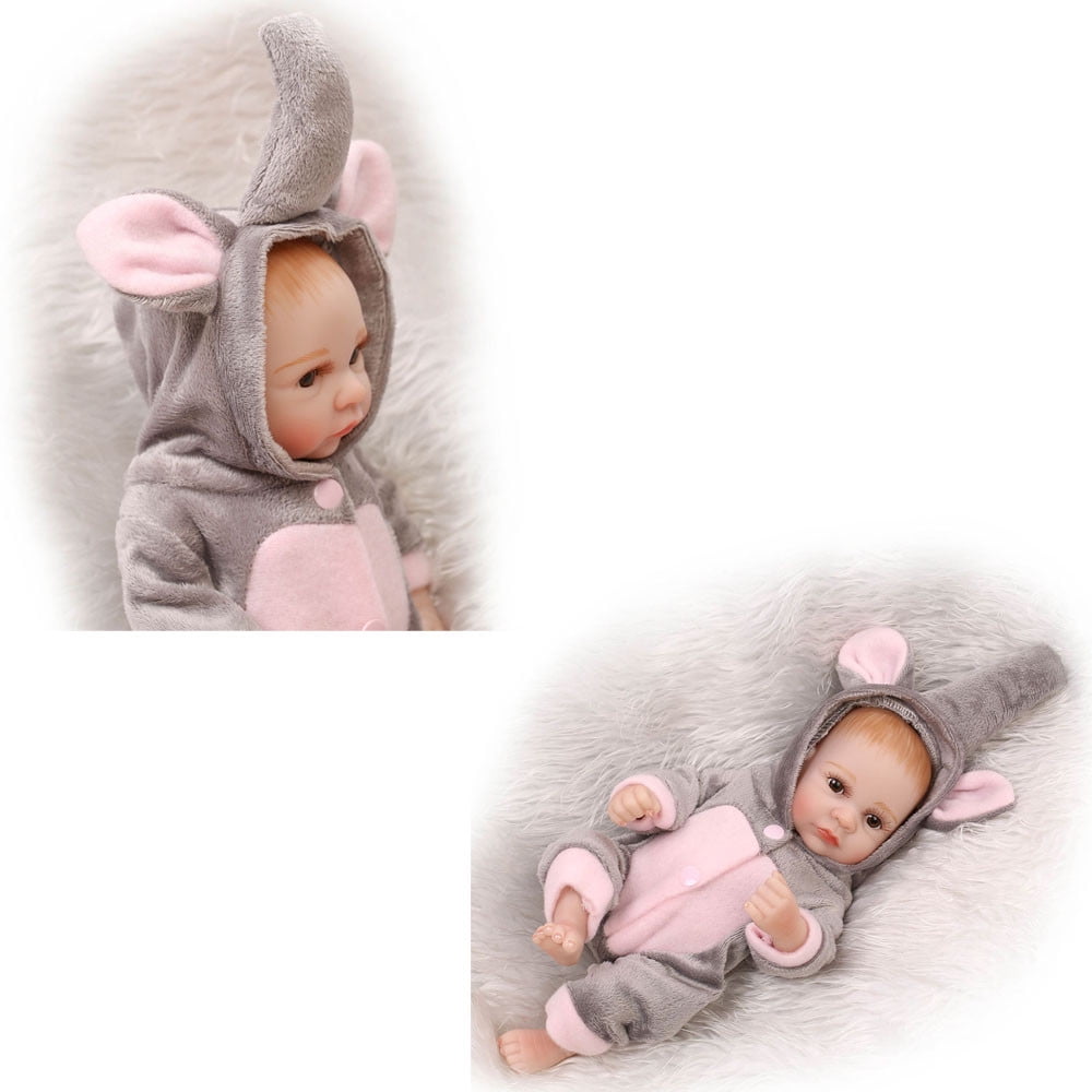 Lifelike Reborn Baby Doll 27cm Newborn Doll Kids Girl ...