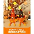 thumbnail image 6 of Ayieyill Fall Thanksgiving Decorations, 2 Pack Handmade Fall Turkey Swedish Gnomes, Fall Table Decor Gnomes for Home Farmhouse Indoor, Fall Decoration Autumn Decor Thanksgiving Gifts, 6 of 8