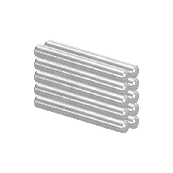 Uxcell 304 Stainless Steel Dowel Pin 5x45 mm (3/16" Dia) 10 Pcs Hardened Metal Shelf Pegs Bunk Bed Pins
