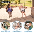 thumbnail image 6 of Lifetime Kid's Adventure Tower Swing Set with Spider Swing, Slide and Climbing Wall (91201), 6 of 14